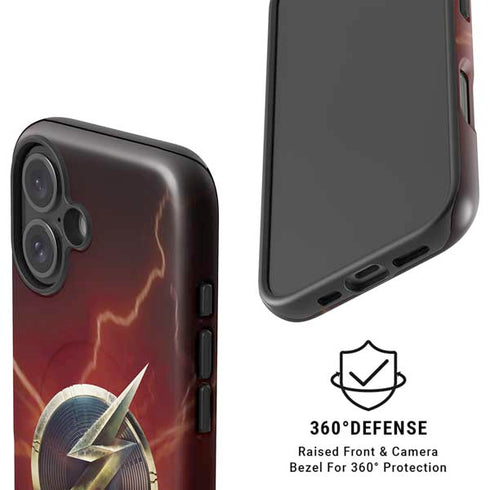 DC Comics The Flash Movie: Logo Poster iPhone 16 Plus Magsafe Impact Case